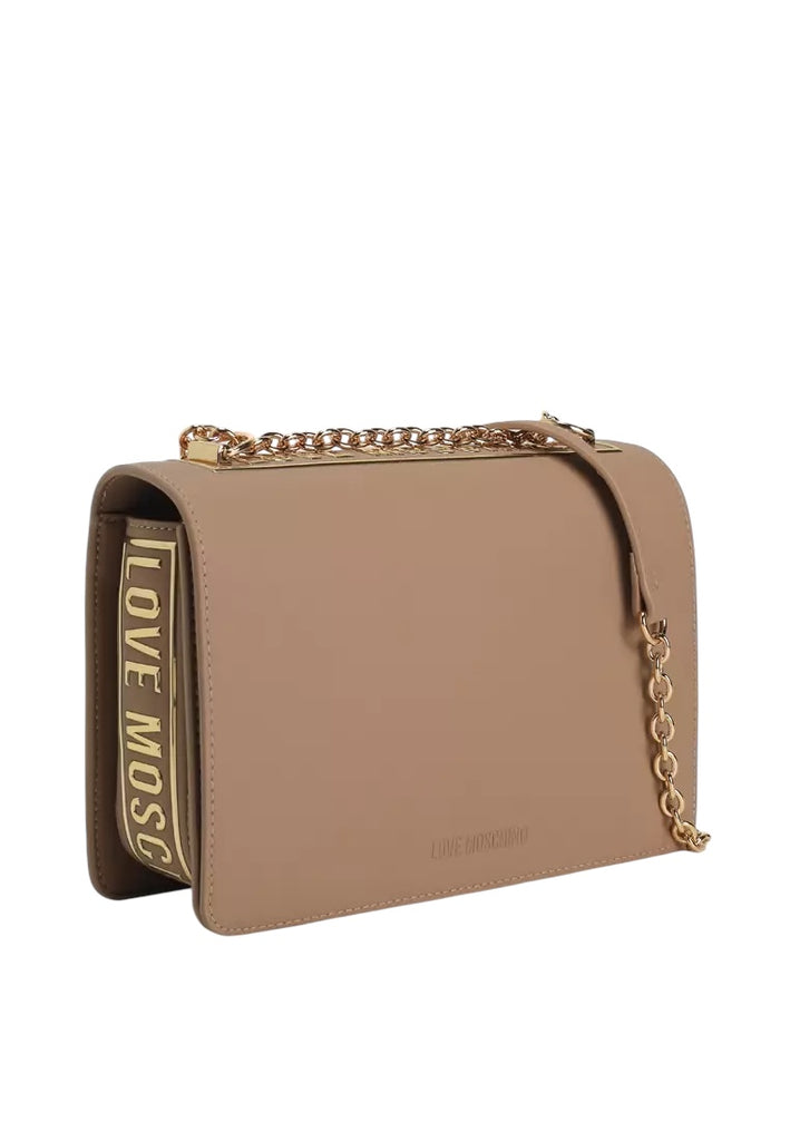 Borsa Love Moschino JC4288 Flap Bag in vitello con logo a fuoco