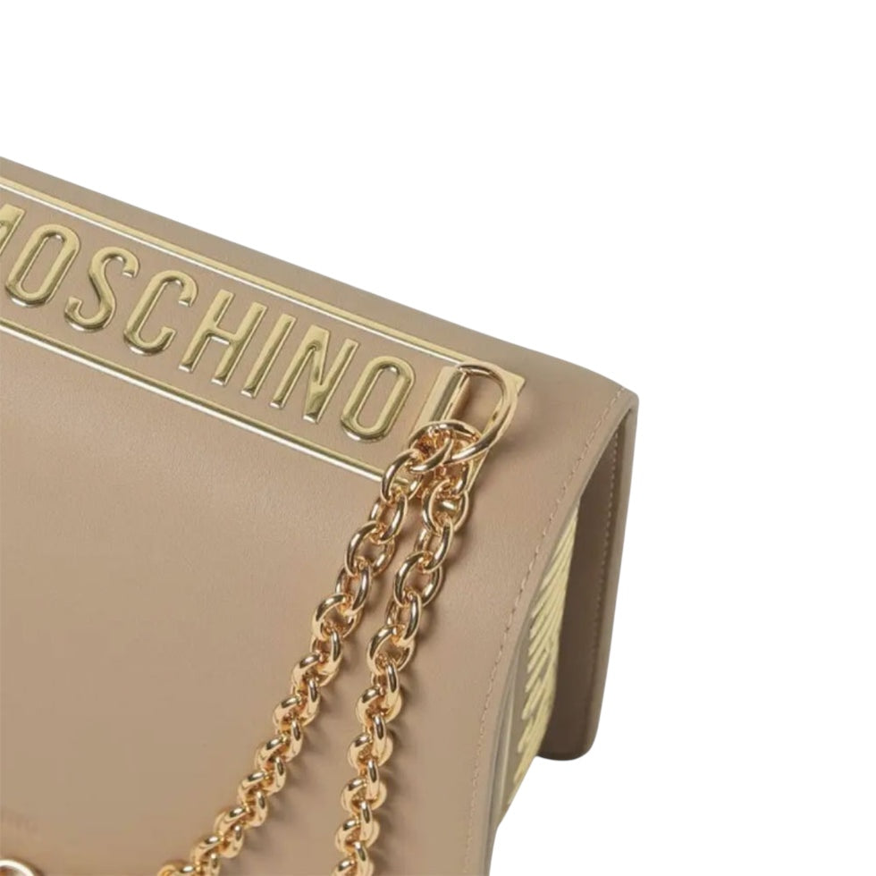 Borsa Love Moschino JC4288 Flap Bag in vitello con logo a fuoco