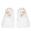 Sneaker Tosca Blu SS2502S011 Elettra con fiori in strass colore bianco/cipria