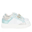 Sneaker Tosca Blu SS2501S004 Bellatrix in pelle con accessorio colore bianco/verdino