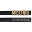 Cintura Moschino Couture art 8001 in tessuto jacquard nera