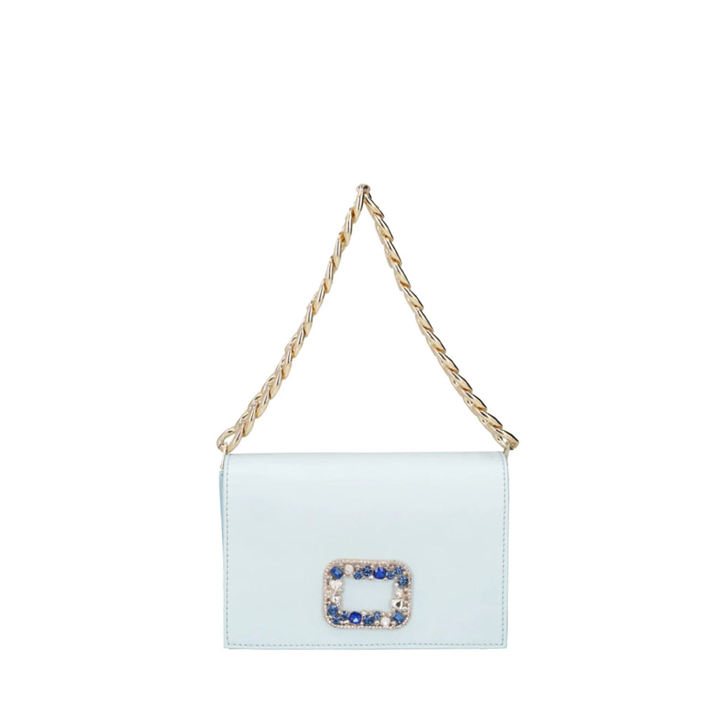 Borsa Tosca Blu TS2583B08 Tracollina Denise con accessorio gioiello