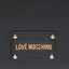Borsa Love Moschino JC4127 Shopper Nera catena pendente cuori strass chain oro