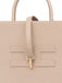 Borsa Elisabetta Franchi BS09A51E2 Tote media con impunture a contrasto GREIGE
