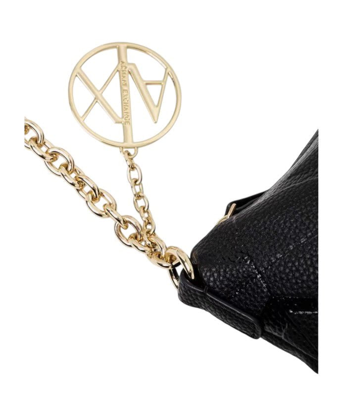 Borsa Armani Exchange 949188 4F784 Tracolla Logo Maxi Nera