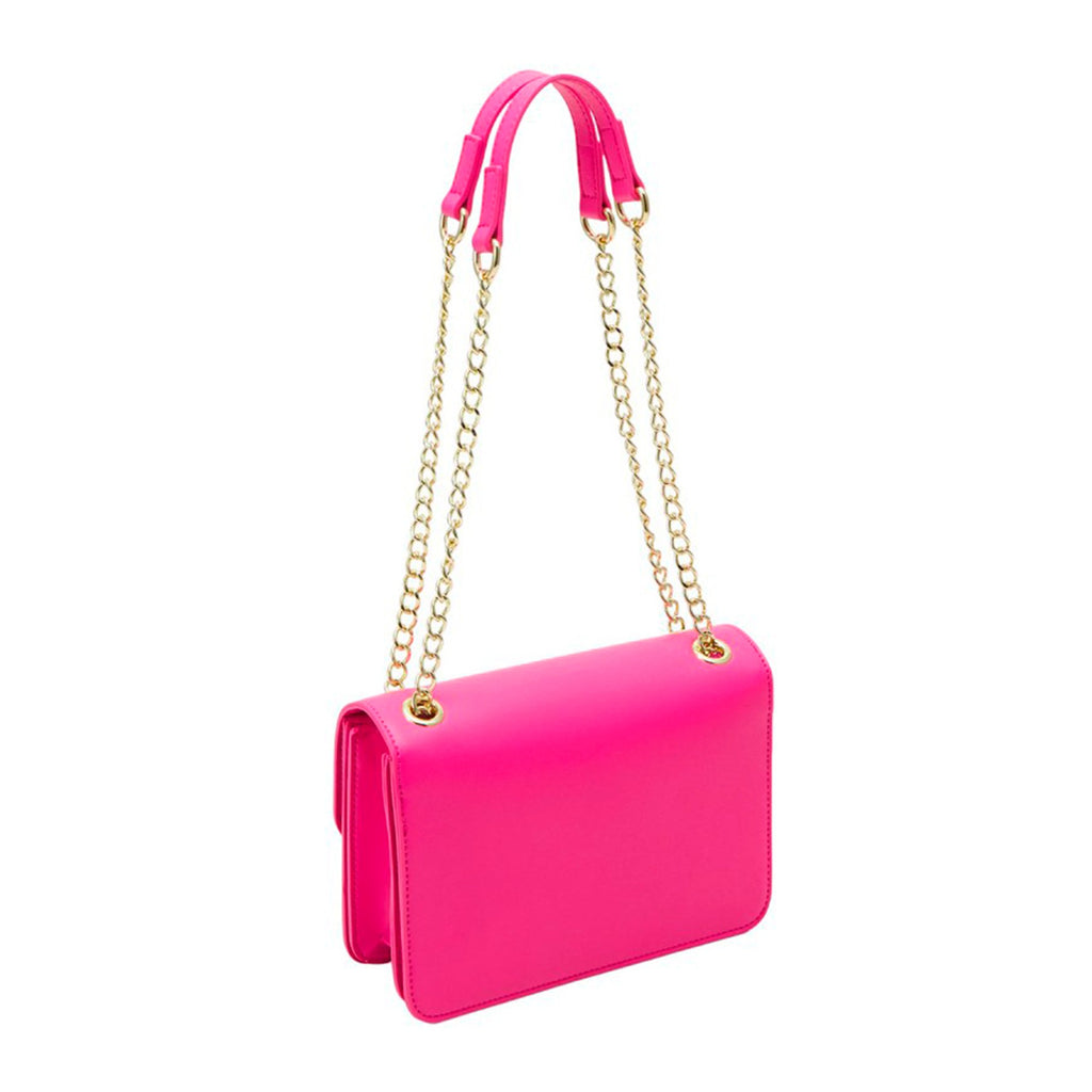 Borsa Love Moschino JC4217 Flap Bag a spalla regolabile con placca laterale