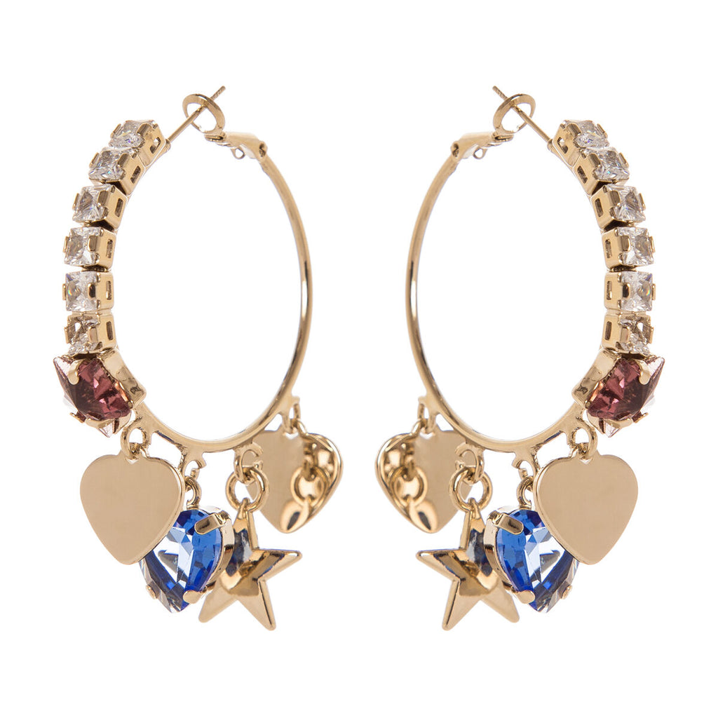 Orecchini Sodini art 550654W veretta e pendenti Dafne