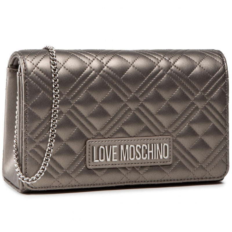Borsa Love Moschino JC4079 Pochette  Matelasse con tracolla dorata