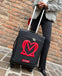 Trolley Love Moschino JC5101 Nylon Nero Logo e cuore