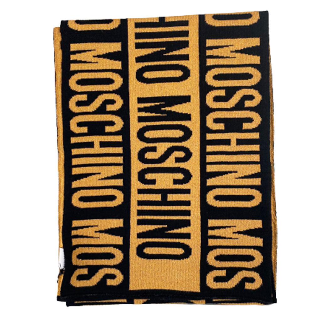 Sciarpa Moschino art 30623 fantasia logo grande