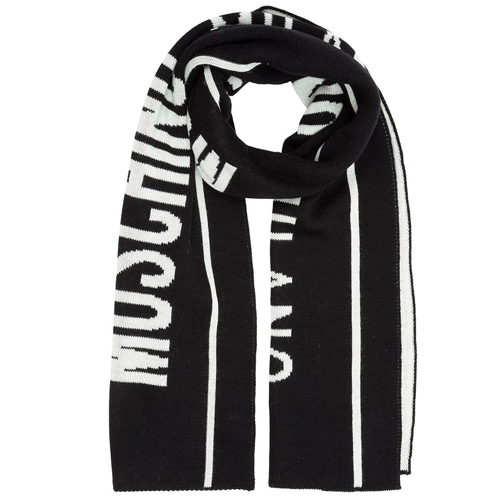 Sciarpa Moschino art 50199 monocolore con logo