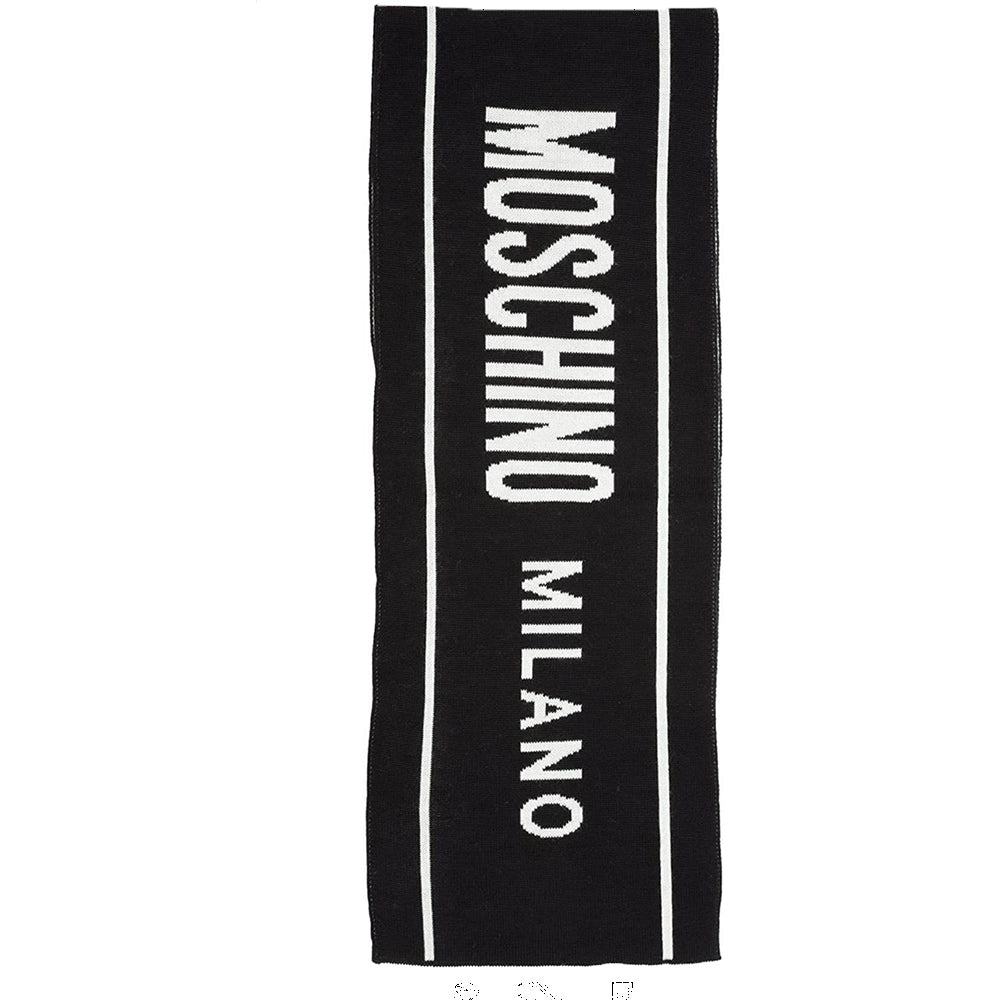 Sciarpa Moschino art 50199 monocolore con logo