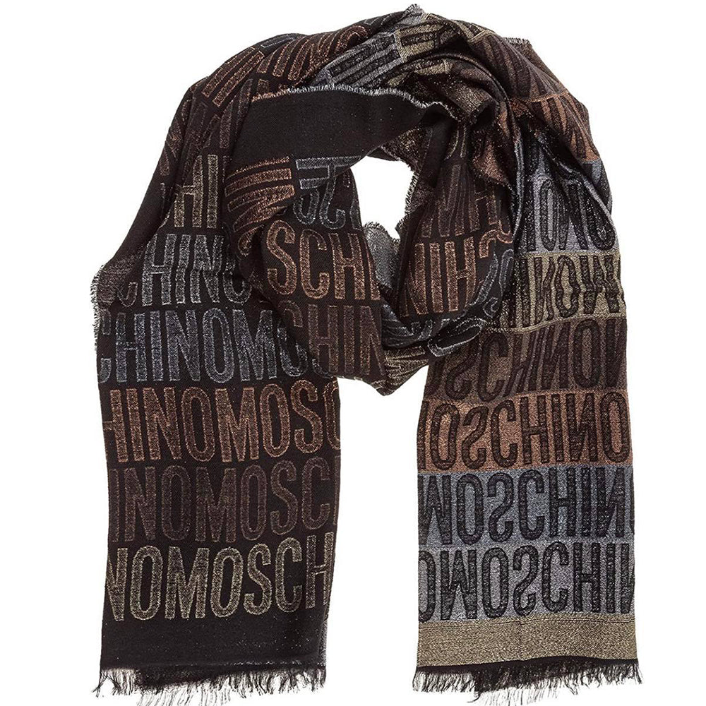 Stola Moschino Art 30691  M2490  logata lurex