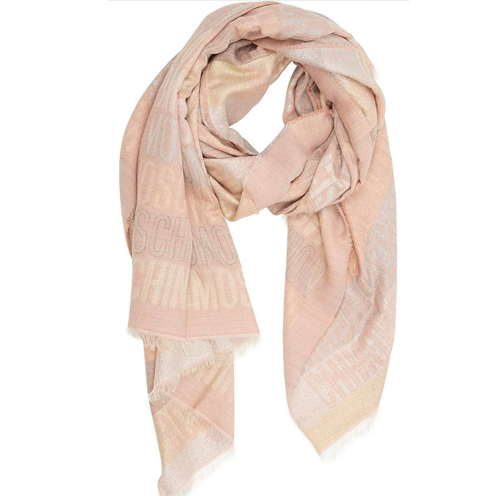 Stola Moschino Art 30691  M2490  logata lurex