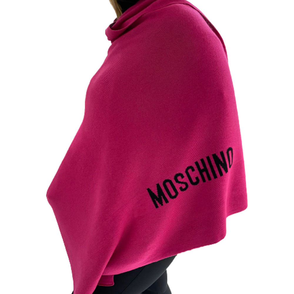 Sciarpone Moschino art 30638 striscia con logo