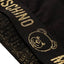 Completo Moschino Underwear art 2104 nero con bande teddy glitter