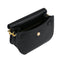 Borsa Moschino Couture art 7556 hobo bag in vitello nero logo lettering charms oro