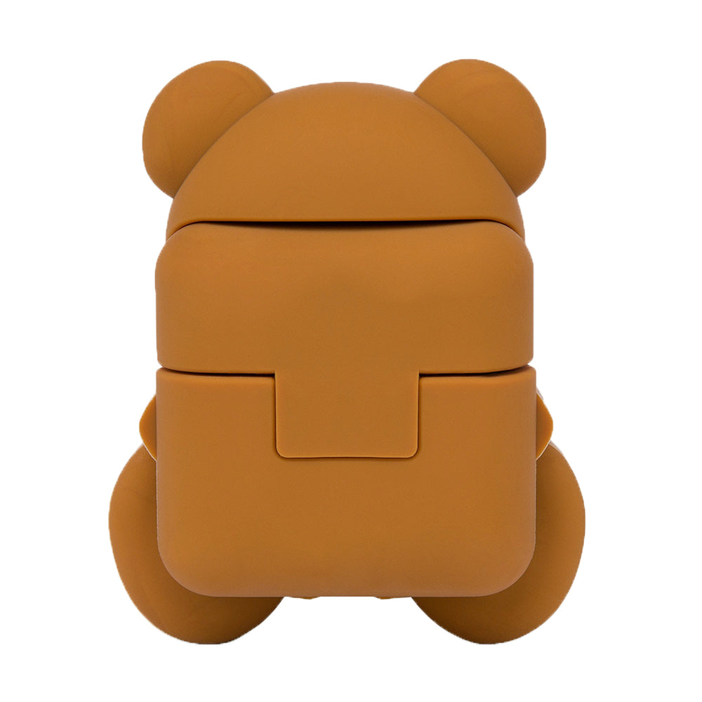 Cover Moschino airpods teddy bear cammello