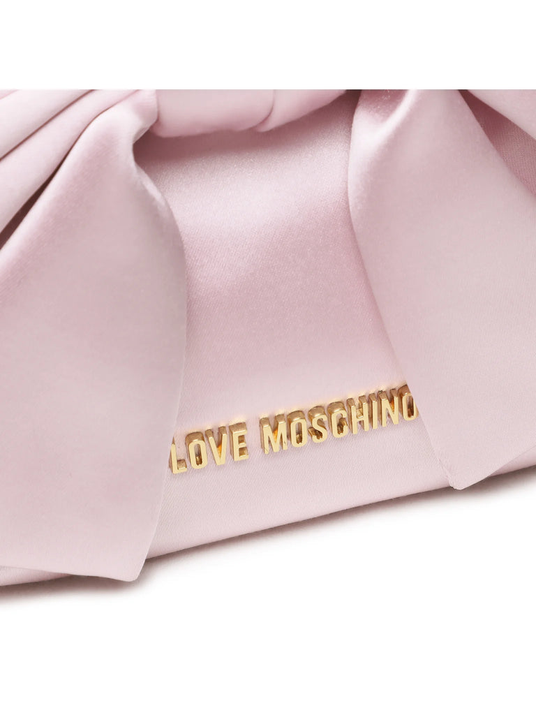 Borsa Love Moschino JC4076 Pochette Fiocco Satin Rosa