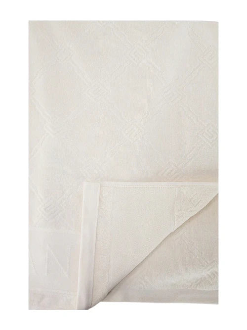 Telo mare Elisabetta Franchi TM01F51E2 in spugna jacquard con logo