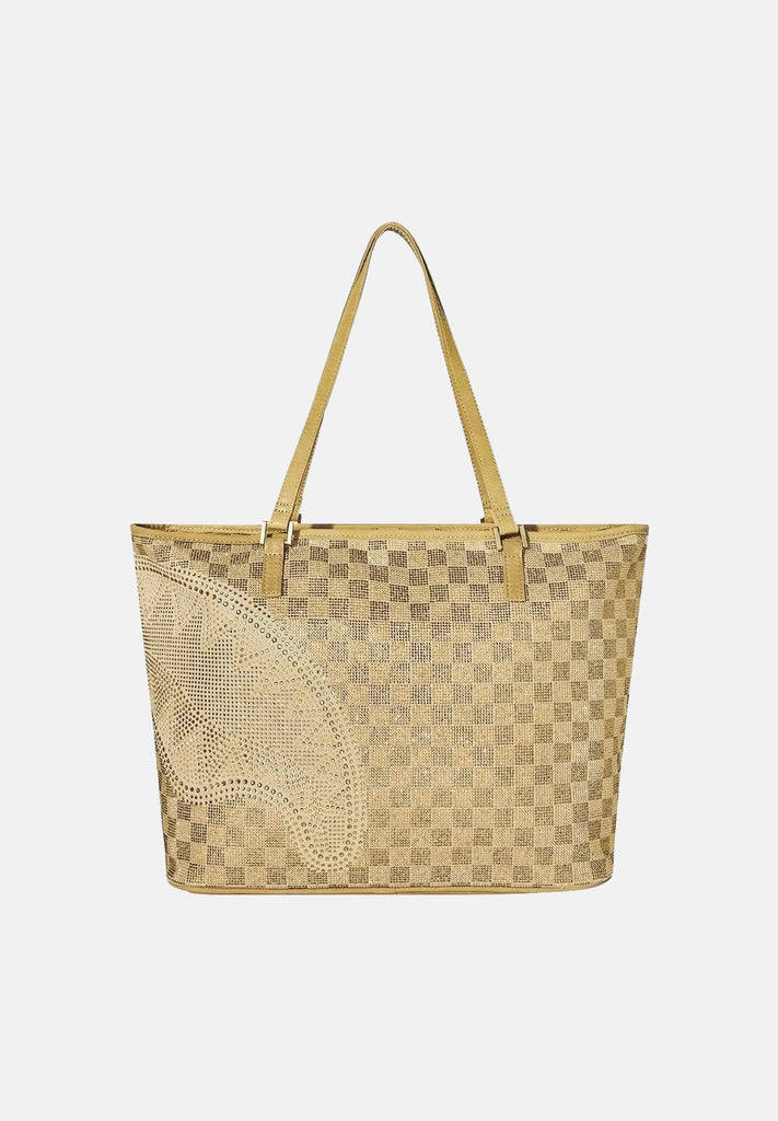 BORSA SPRAYGROUND 9478 2 TONE TRINITY GOLD 24K