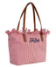 Borsa Saint Barth City Bag Fringe A Righe Rosse CBF0001 01771L