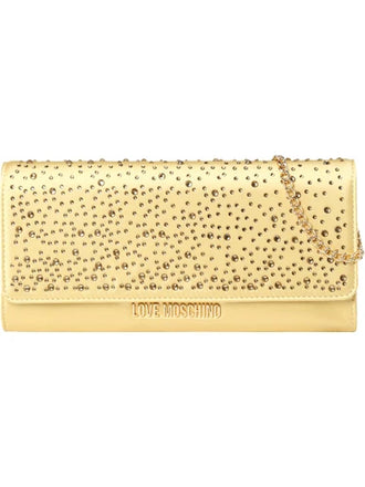 Borsa Love Moschino JC4072 Pochette Satin Stone con strass