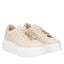 Sneaker Tosca Blu SS2502S014 Elettra con fiori in strass colore beige