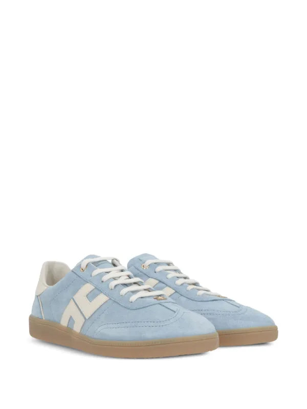 Sneaker Elisabetta Franchi SA51G51E2 in crosta e nappa con logo
