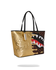 BORSA SPRAYGROUND 9345 SHARKS IN PARIS GOLD DRIP TOTE