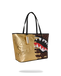 BORSA SPRAYGROUND 9345 SHARKS IN PARIS GOLD DRIP TOTE
