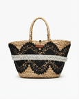 Borsa Alessia & Massimo 2207 rafia pizzo e perle