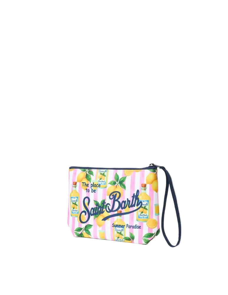 Pochette Saint Barth Aline Stripes Gin Tonic Lemon E Limoncello