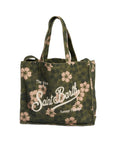 Borsa Saint Barth Essential Bag Hibiscus camouflage EBAG007 03189L