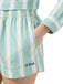 Shorts Saint Barth Meave In Cotone A Righe Con Ricamo Sport Club