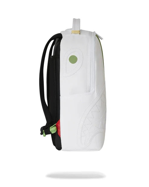 Zaino Sprayground bianco Italy racing stripes backpack 910B6806
