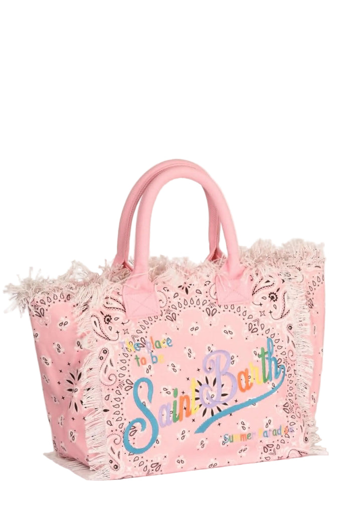 Borsa Mare Saint Barth Vanity Bandana Rosa Round MCOL VANI001 02567L
