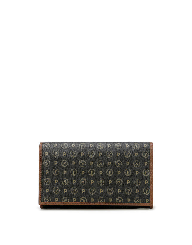 Portafoglio Pollini TE9000 Heritage Logo Classic Nero/marrone