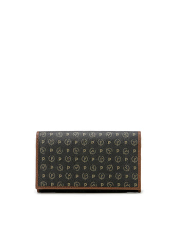 Portafoglio Pollini TE9000 Heritage Logo Classic Nero/marrone