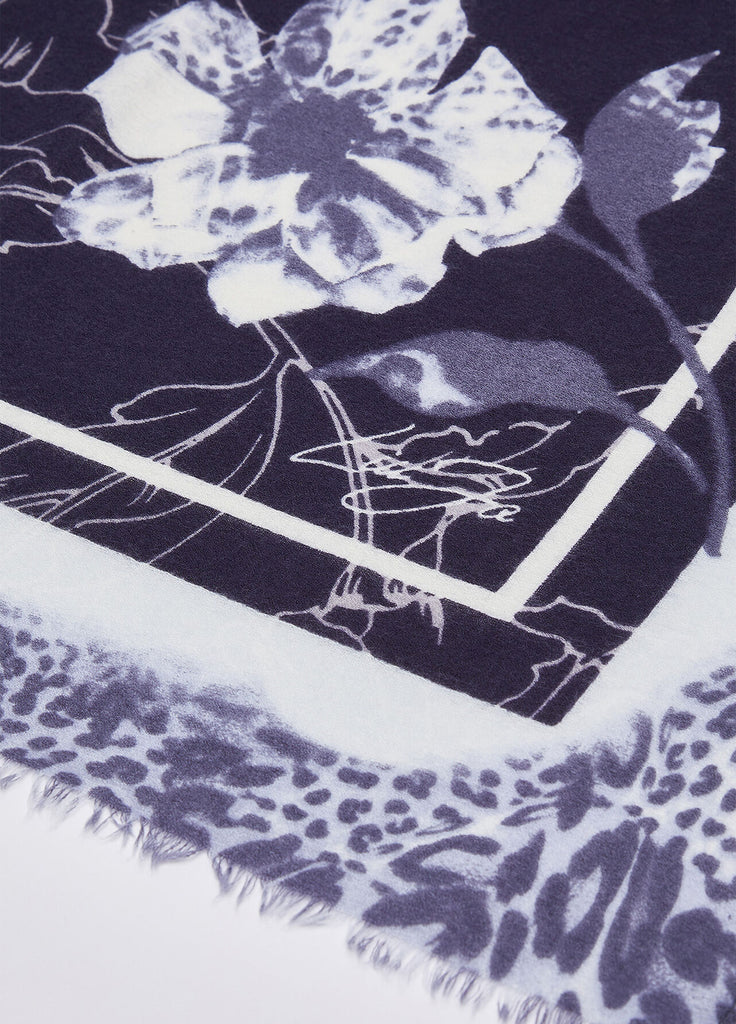 Foulard Liu-Jo 2F6065  flower e maculato