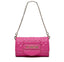 Borsa Love Moschino Jc4054 Pochette con tracolla Quilted matelasse fuxia