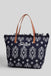 Borsa Saint Barth city bag sangallo denim dark big Fringe CBF0001 01773L