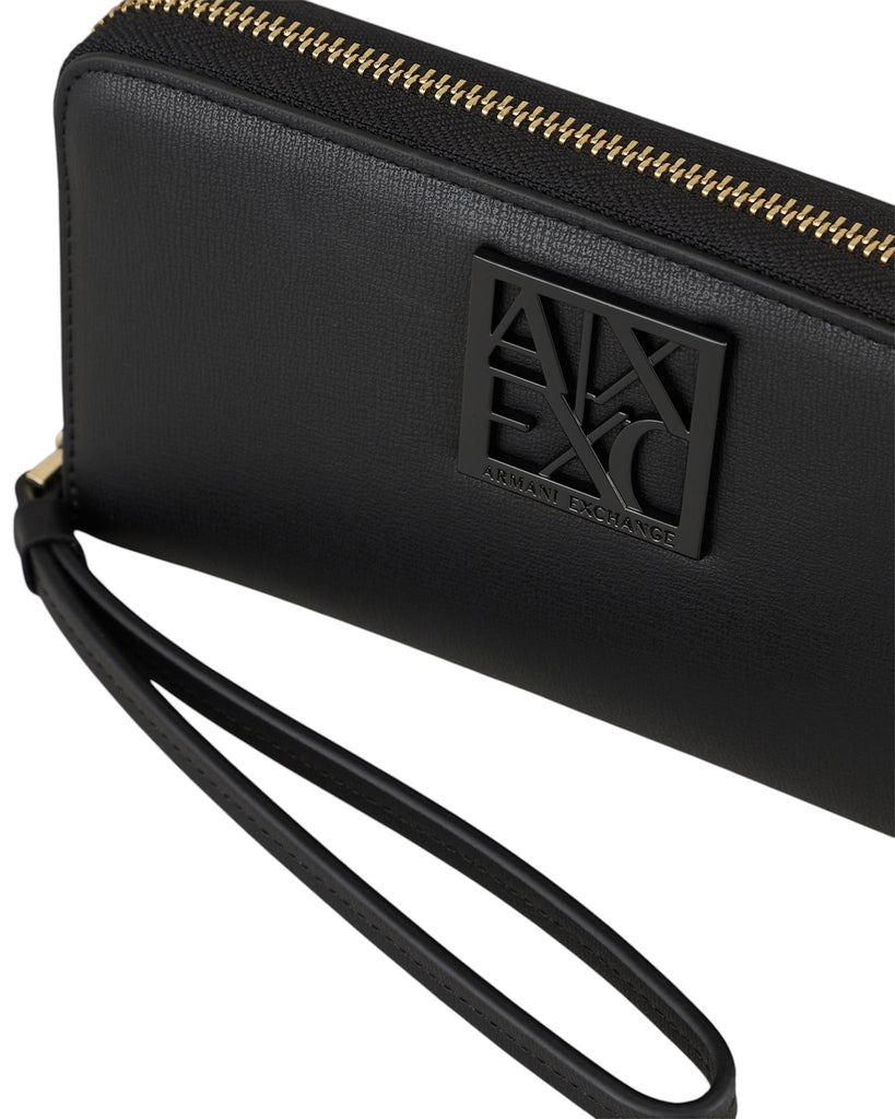 Portafoglio Armani Exchange 948486 Zip Around con placca