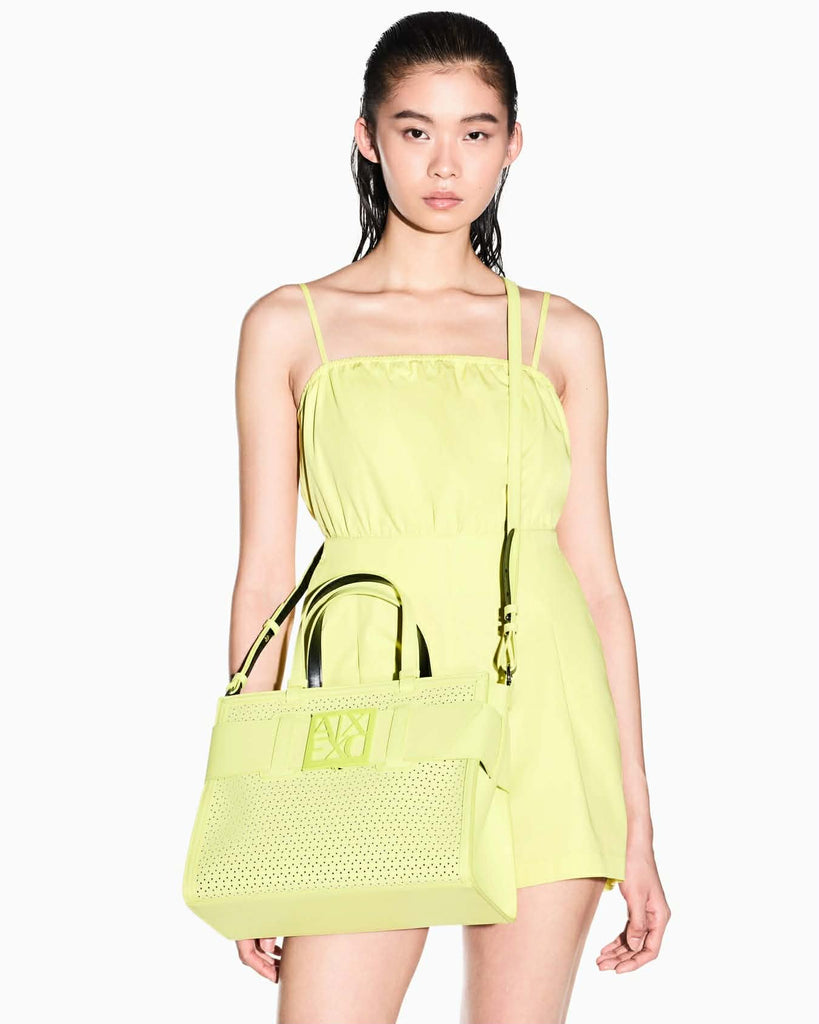 Borse Armani Exchange XW000920 AF22626 Tote big traforata