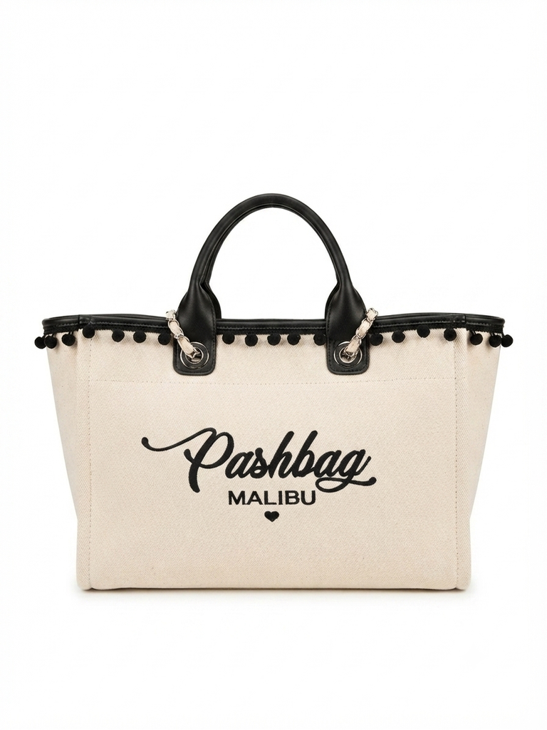 BORSE PASHBAG SHOPPER TESSUTO CANVAS BEACH