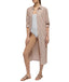 Abito Chemisier Saint Barth Maxi In Cotone Con Stampa A Righe Adeline