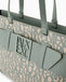 Borsa Armani Exchange Art949127 Shopping Bag Logata B/Color Salvia