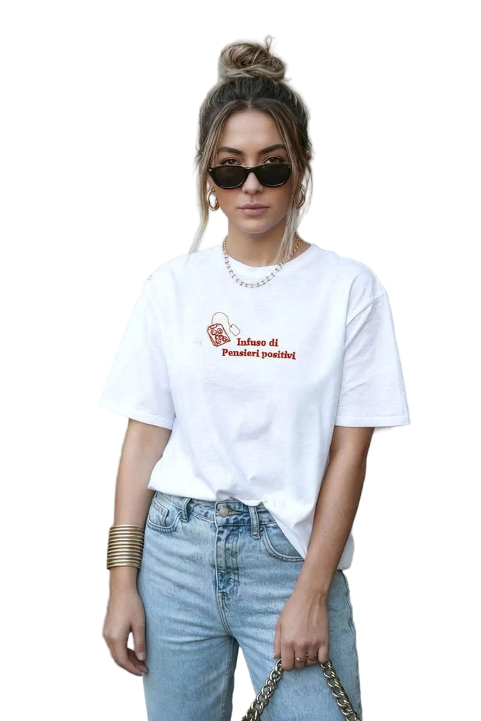 T-Shirt Agape Infuso Di Pensieri Positivi