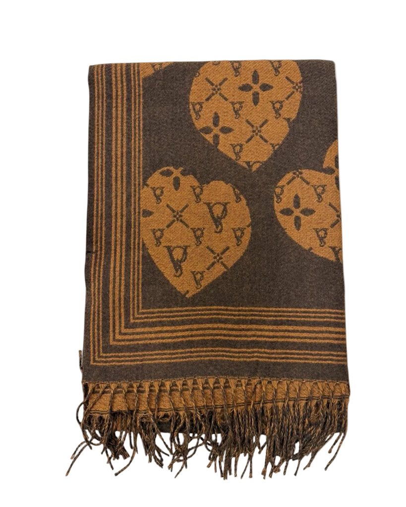 Sciarpa L’Atelier du Sac 20758 cuori logati