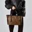 Borsa Tosca blu TF261B226 Shopping Kate in pelle animalier